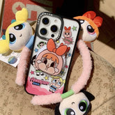 Crying Baby Police Girl Magnetic Phone Case for iPhone